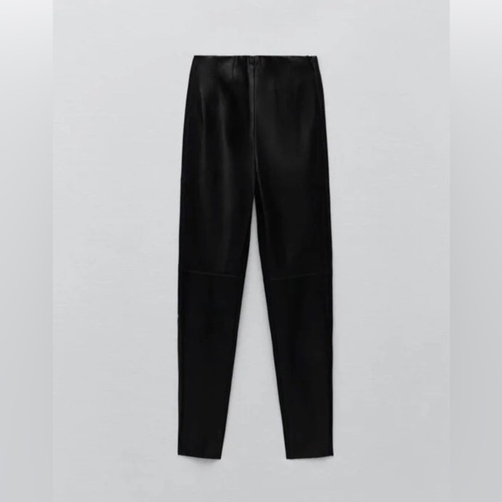 Zara faux leather pants